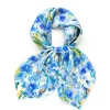 foulard en soie naturelle imprimé fleurs d'hibiscus pour dames, foulards carrés en soie véritable, châle en satin, printemps et automne, 600