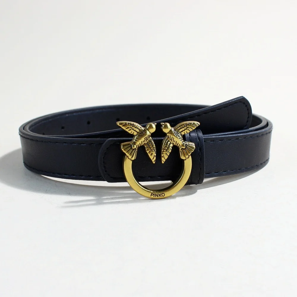 Pinko – ceinture de luxe minimaliste en perles pour femmes, accessoire à la mode pour les déplacements quotidiens et les rencontres, état Vintage