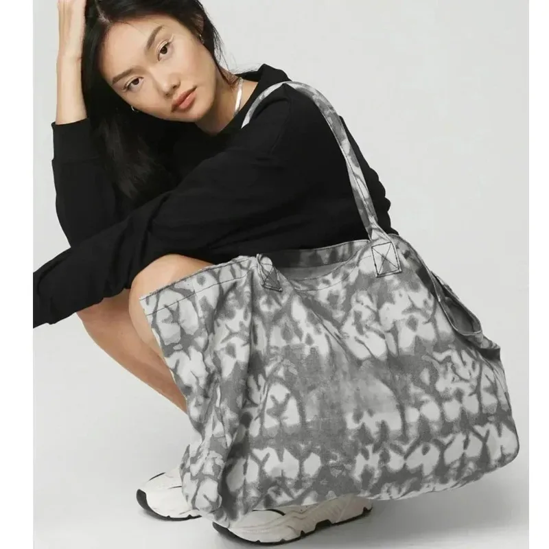 AL Fitness Yoga sac à main minimaliste grande capacité sac pour sport toile sac unisexe sac à bandoulière sacs à provisions réutilisables