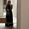 dubaï abaya gros caftan broderie hijab luxe perlé musulman abaya pour les femmes robe français or embelli abaya ouvert