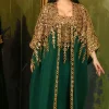 eid 2 pièces ensemble avec robe intérieure fête abaya femmes ramadan cardigan robe longue costumes caftan robes largos robe jalabiya