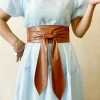 ceinture obi à nœud papillon noir, corset à nœud noué, larges ceintures en pu, ceinture cintrée, robe élégante, manteau, ceinture pour femmes