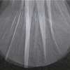 offre spéciale 2 couches voile de mariée de mariage blanc ivoire doux transparent simple voile veu de noiva avec peigne accessoires de mariage