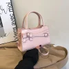 sac à bandoulière de grande capacité pour femmes, design à nœud simple, couleur unie, fourre tout vintage, sac à bandoulière élégant pour les déplacements