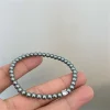 bracelet de perles en zircon pour femmes, rétro français, simple, fait à la main, nouveau, élégant, bijoux de luxe, cadeaux d'anniversaire pour femmes