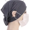 chimwomen's hijab islamic under planchers f, solid document undercap, ear hole hijab caps, bandanas cap, under caps, ready