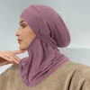 sangle instantanée jersey hijab sous capuchon hijabs pour femme femmes musulmanes hijab casquette couverture complète bandeau écharpe islam turban