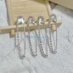 573b Set 10 alliages en alliage Pins Broche mode Broche pour foulards chapeaux