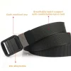 ceinture en nylon moderne pour hommes, classique et souple, à cliquet, confortable, sans trou, pour jeans, événements formels