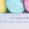 fil de coton biologique 100% 50g, pour tricoter, artisanat de crochet, fil de pull tissé à la main, fils de fil de coton, foulards de bricolage tricotés à la main