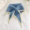 beaux mini foulards pour femmes, écharpe triangulaire à la mode, coupe vent pour l'extérieur, foulards populaires coréens