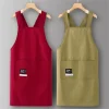 tablier de cuisine, vêtements respirants, résistants à la taille pour adultes, anti salissure, doux, vêtements de travail pour barbier, restaurant, maison