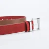 ceinture en cuir de vachette avec broche en métal argenté pour femme, ceinture en cuir, haute qualité, design de luxe simple, polyvalent dans l'environnement, accessoires pour jeans