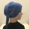 casquette hijab intérieure douce pour femmes musulmanes, chapeau islamique en coton, sous écharpe, bonnet, foulards turcs, couvre chef arabes indiens