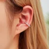 boucles d'oreilles en strass pour femmes, décor exquis, manchette d'oreille, nouvelle collection été 2022, bijoux cadeau de noël
