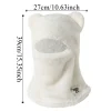 ensemble écharpe et casquette ours de style coréen, décontracté, garde au chaud, épais, protection du cou, couleur unie, pull d'hiver, casquette de cyclisme