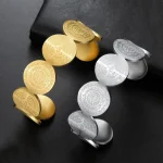 Sipuris Allah coran arabe pendentif Bracelet pour femmes hommes en acier inoxydable couleur or islamique musulman Punk Bracelet bijoux