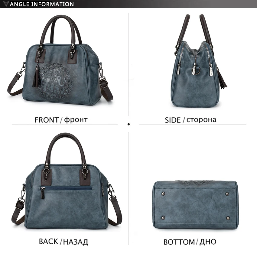 Sac à main de luxe pour femmes, sac à bandoulière Vintage à pompon, poche multi-poches pour les déplacements au bureau, cadeau Torebki de taille moyenne