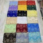 Luxueux coton africain broderie Hijab meilleur doux chaud cher dubaï écharpe islamique pour les femmes grandes écharpes et châles colorés