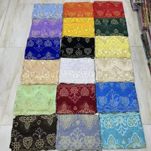 Luxueux coton africain broderie Hijab meilleur doux chaud cher dubaï écharpe islamique pour les femmes grandes écharpes et châles colorés