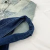 femmes grande capacité sac fourre tout simple solide femme shopper sac à bandoulière décontracté denim toile sacs de messager pour sacs à main de mode