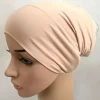 2020 doux modal intérieur hijab casquettes musulman stretch turban casquette islamique sous écharpe bonnet chapeau femme bandeau tube casquette turbante mujer