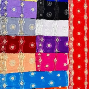 broderie hijab écharpe femmes africaines coton écharpe dubaï islamique Hijab broder écharpe avec des glands coton lourd grande écharpe TH18