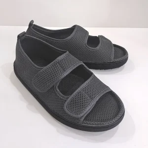 Sandales diabétiques respirantes, sandales de marche d&rsquo;été, antidérapantes, souples, pour personnes âgées, gonflement des pieds sensibles, nouvelle collection 2025