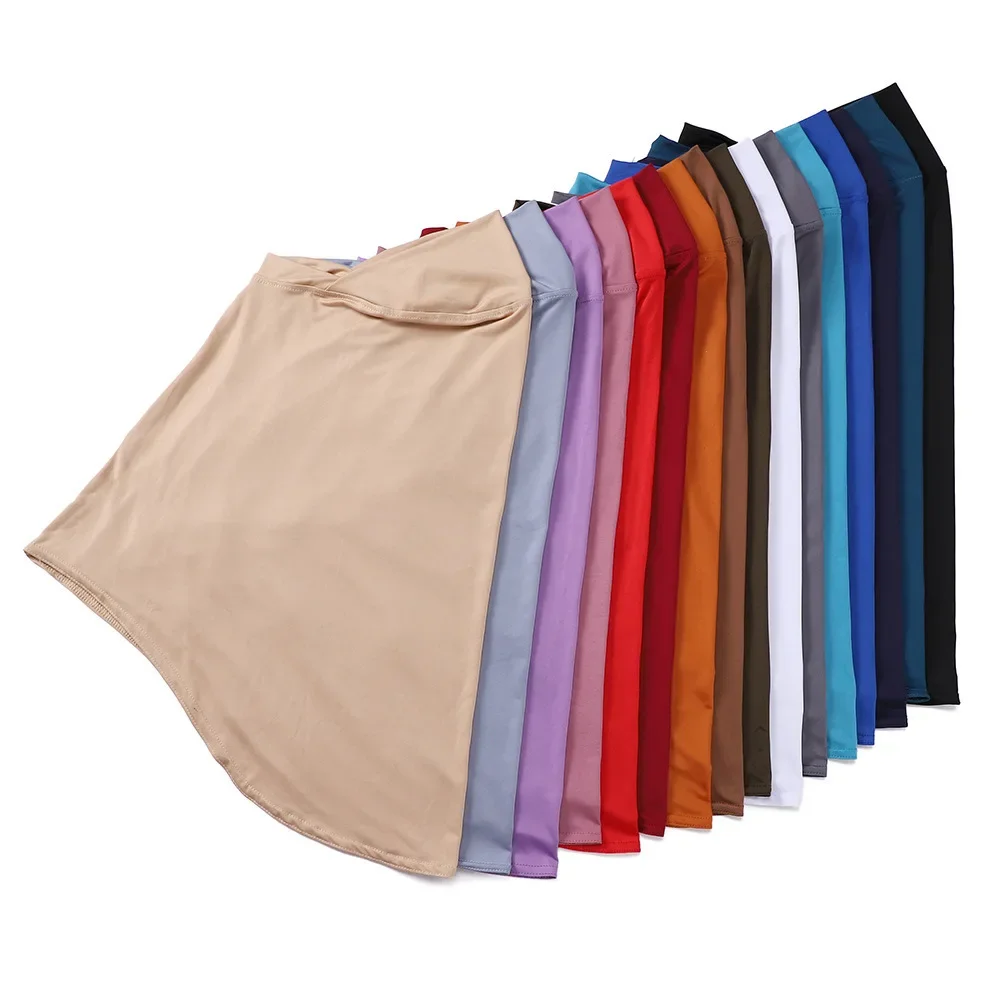 doux solide modal jersey hijab instantané hijab écharpe pour femme musulmane hijabs dames enveloppes décontractées foulard islamique turban 68*68 cm