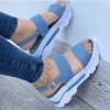 femmes sandales chaussures à semelles compensées légères pour femmes sandales d'été chaussures à plate forme avec talons sandalias mujer chaussures d'été décontractées
