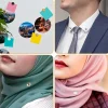 Épingles magnétiques pour foulard pour femme, aimants pour vêtements polyvalents, clips circulaires, ensemble de 4 pièces