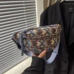 Bohême velours côtelé ceinture sacs pour femmes mode Fanny Pack femme banane taille sac hanche sac à main épaule bandoulière poitrine sac poche