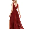 robe de soirée trapèze élégante, tenue de soirée de luxe, longueur au sol, dos nu, décolleté en v profond, queue de cheval pour femmes, robes de fête de mariage