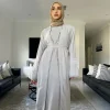 abaya musulman eid robe de soirée pour les femmes broderie jalabiya ramadan robes longues abayas robes largos caftan arabe longue robe