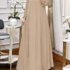 zanzea muslim womens modest eid maxi dresses casual loose long sleeve hijab o neck islamic abaya robes holiday solid vestidos