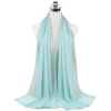 femmes musulmanes en mousseline de soie hijab châles écharpe modal coton jersey hijabs plaine douce pour femme musulman voile bandeau 70*180 cm islamique