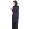 ramadan une pièce prière abaya robe à capuche caftan femmes musulmanes robe hijab robe couleur unie islam dubaï turquie vêtements