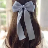 Épingle à cheveux en tissu de style coréen pour femmes et filles, pinces à cheveux en ruban, pince de printemps, accessoires pour cheveux féminins