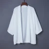 kimono japonais imprimé pour homme et femme, streetwear harajuku, décontracté, fin, manteau de plage, protection solaire, Été
