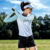 châle de protection solaire pour femmes, style fin, longueur d'épaule, manchon de sport pour femmes, parfait pour le golf en plein air, la course à pied et le cyclisme