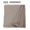 femmes musulmanes stretchy jersey hijab Écharpe plaine coton jersey hijabs foulards islamique doux turban tête wraps foulard 170x60cm