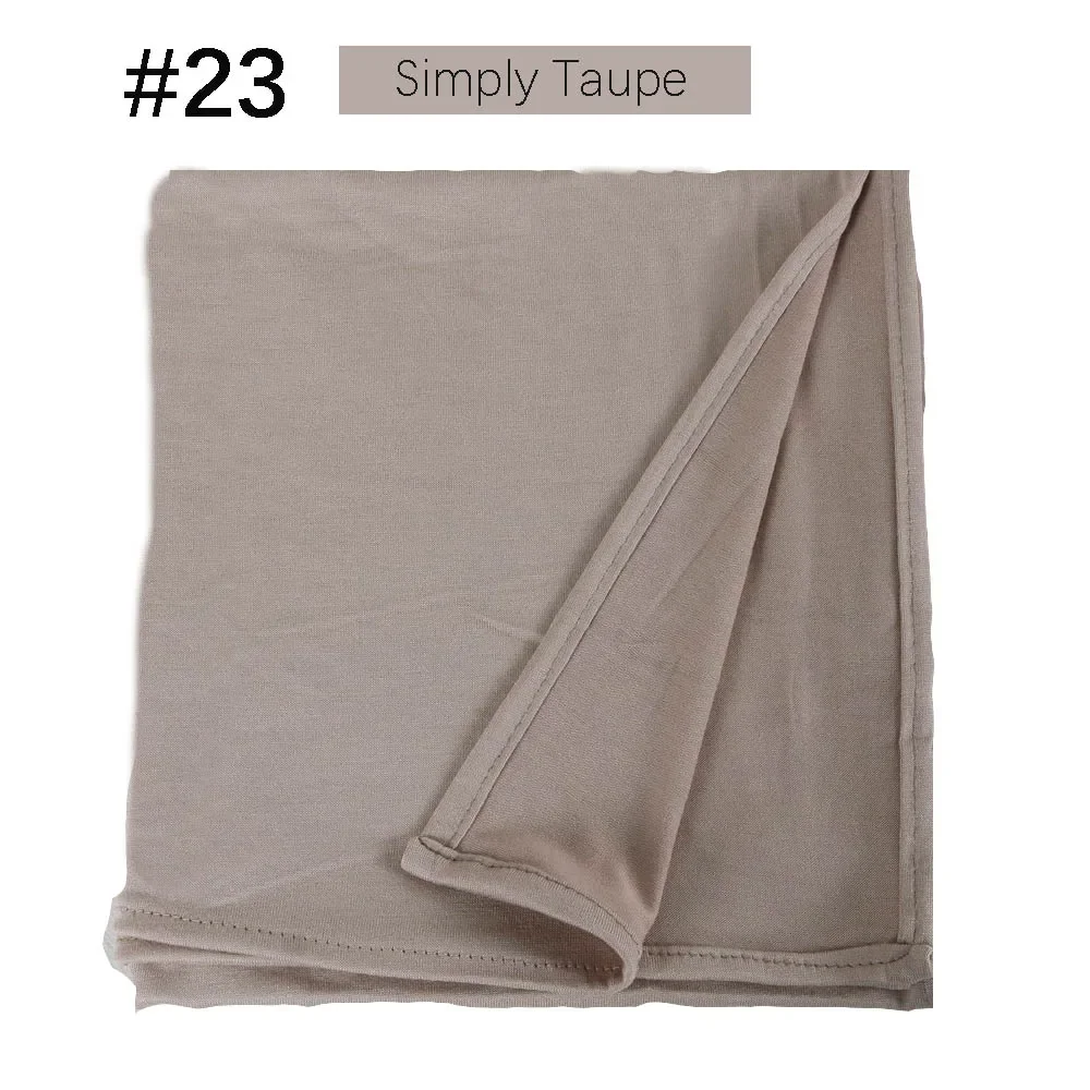 femmes musulmanes stretchy jersey hijab Écharpe plaine coton jersey hijabs foulards islamique doux turban tête wraps foulard 170x60cm