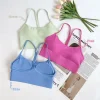 soutien gorge de sport push up respirant pour femmes, soutien gorge de yoga, sous vêtements de fitness, dos en y sexy, course à pied, haut court de gymnastique 👚 👚