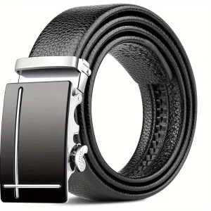 Ceinture à boucle automatique en métal pour hommes, matériau de haute qualité, marque de luxe, design d&rsquo;affaires, à la mode et polyvalente