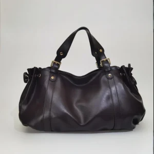 Sac à main de créateur pour femmes, sac fourre-tout rétro plissé en Pu souple de grande capacité pour les déplacements, sac de luxe Vintage East-West pour tous les jours