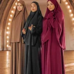 Robe Longue à Capuche pour Femme Musulmane, Vêtement de Prière, Abaya, Niqab, Jilbab Islamique, tiens imar, Ramadan, Ensemble 2 Pièces
