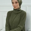 turban instantané écharpe tête turbans hijab femmes chapeaux avec accessoires uniques conception de boucle en métal papillon