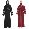 abaya noir dubaï turquie robe hijab musulmane 2025 caftan marocain arabe vêtements islamiques kimono robe femme musulmane djellaba