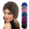 Chapeaux de salle de bain pour femmes, turban hijab doré brillant, turban indien musulman double couche, enveloppement de sauna extensible, écharpe à tête ronde douce Chapeaux de salle de bain pour femmes, turban hijab doré brillant, turban indien musulman double couche, enveloppement de sauna extensible, écharpe à tête ronde douce