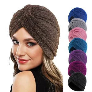 Chapeaux de salle de bain pour femmes, turban hijab doré brillant, turban indien musulman double couche, enveloppement de sauna extensible, écharpe à tête ronde douce Chapeaux de salle de bain pour femmes, turban hijab doré brillant, turban indien musulman double couche, enveloppement de sauna extensible, écharpe à tête ronde douce